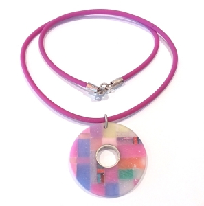 Naszyjnik - kolorowa mozaika2