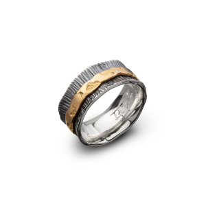 Pierścionek "Moving on the ring" srebro | Fröhlich Design