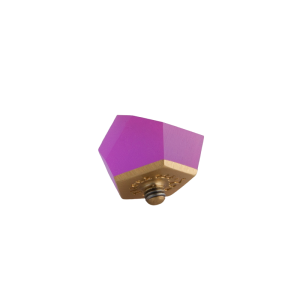 Top złocony VU 12 mm (kryształ) do pierścionka Magenta Pink | Fruit Bijoux