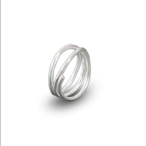 Pierścionek "Twistring " srebro DP081 | Fröhlich Design
