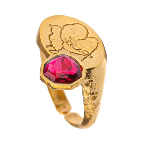 Pierścionek "Mak" z kolekcji Botanica | Motyle