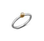 Pierścionek "Wide white" | Fröhlich Design