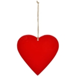 Metalowe Wiszące Serce – Magiczna Ozdoba Choinkowa