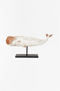 Drewniana Rzeźba : Waleń, Wieloryb biały