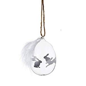 Zawieszka - jajko  z królikami