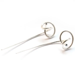 Kolczyki "srebrne pętelki" | Fröhlich Design