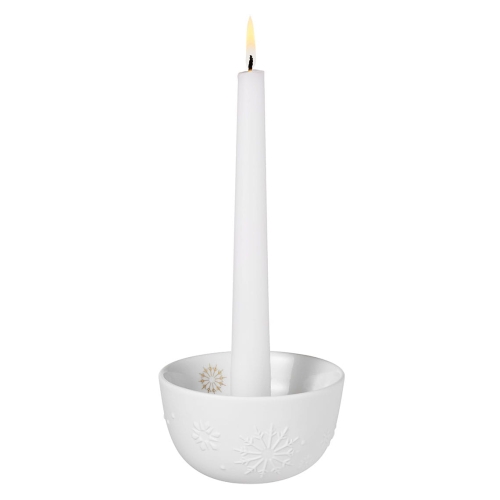 Świąteczny świecznik porcelanowy