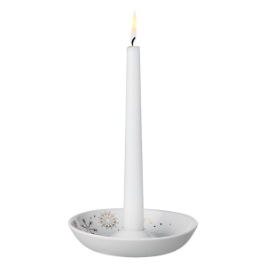 Świąteczny świecznik porcelanowy