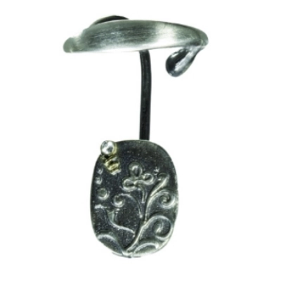 Nausznica z biała cyrkonią DK010/prawa Fröhlich Design