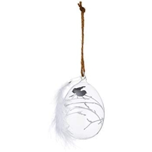 Szklane jajko z piórkiem 2