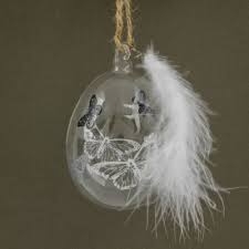 Szklane jajko z piórkiem 3