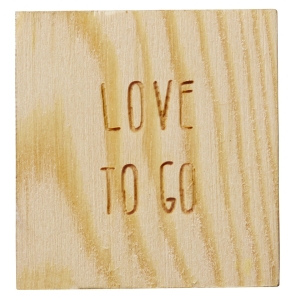 Amulet w pudełeczku: serce "Love to go"