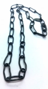 Necklace chain DZ045 silver 925 oxidized