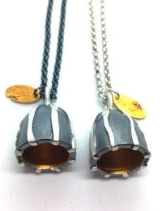 Necklace DZ046 silver 925 oxidized