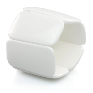 S.T.A.M.P.S. Bransoleta Belta Oval White