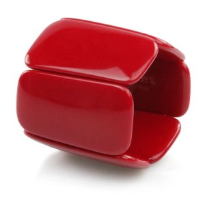 S.T.A.M.P.S. Bransoleta Belta Oval Red
