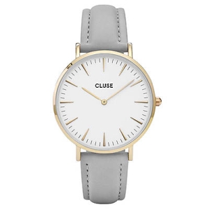 Zegarek CLUSE-La Boheme Gold-white/grey