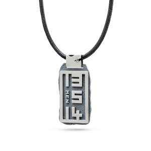 Naszyjnik męski srebro "13 05 14 means men" | Fröhlich Design