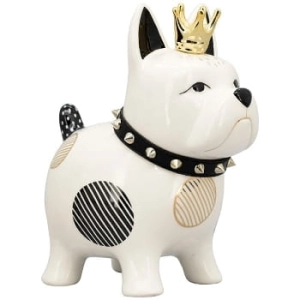 Money box: dog in the gold crow