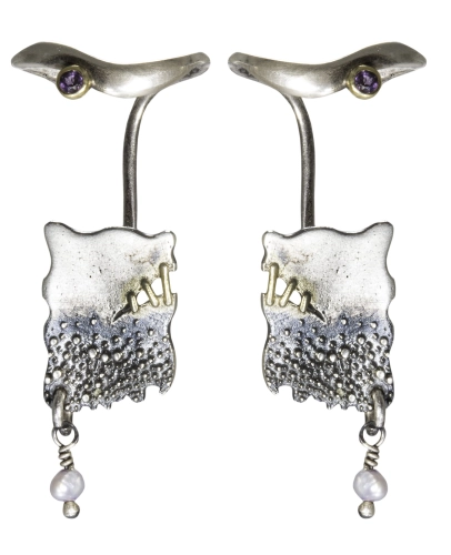 Nausznica z cyrkonią DK009/prawa | Fröhlich Design