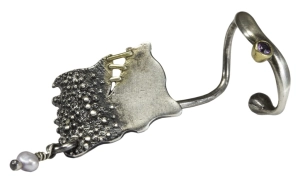 Nausznica z cyrkonią DK009/prawa | Fröhlich Design