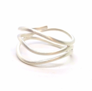 Pierścionek "Twistring " srebro DP081 | Fröhlich Design
