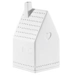 Porcelanowy lampion domek: serce