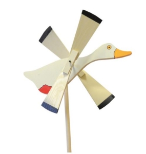 Windspiel aus Holz - Ente 