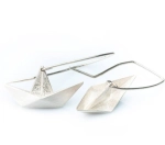 Ohrringe Origamischiffchen aus Silber